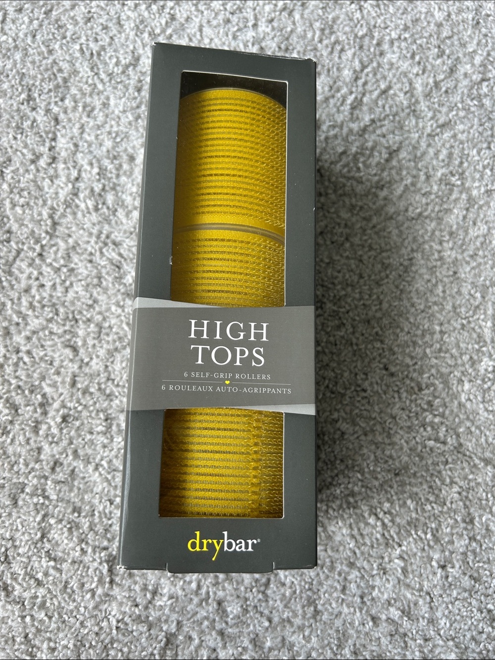 Drybar High Tops Self-Grip Rollers — Bright Yellow